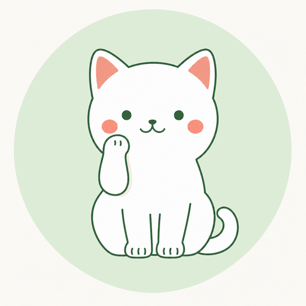 猫のマスコットキャラクター