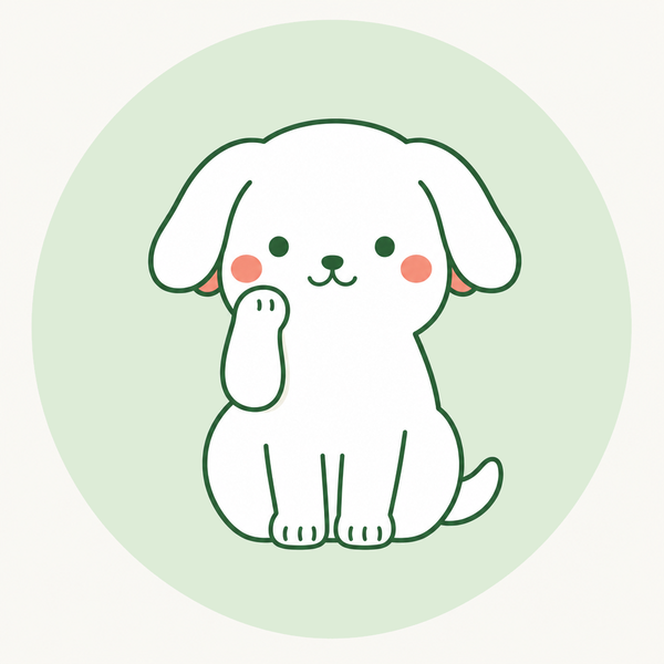 犬のマスコットキャラクター